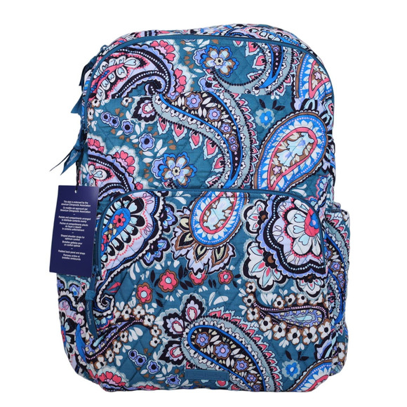 Vera Bradley Handbags - Vera Bradley Essential Large Backpack - Haymarket Paisley Jewel - NWT